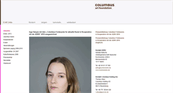 Desktop Screenshot of columbus-artfoundation.de